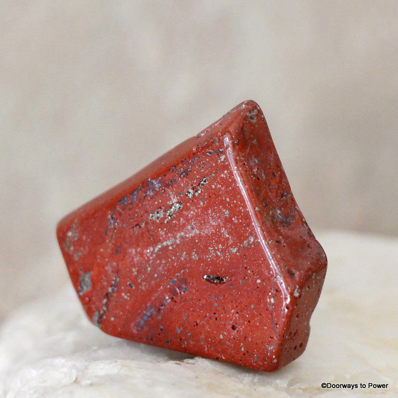 Red Fire Azeztulite Crystal Azozeo Activated