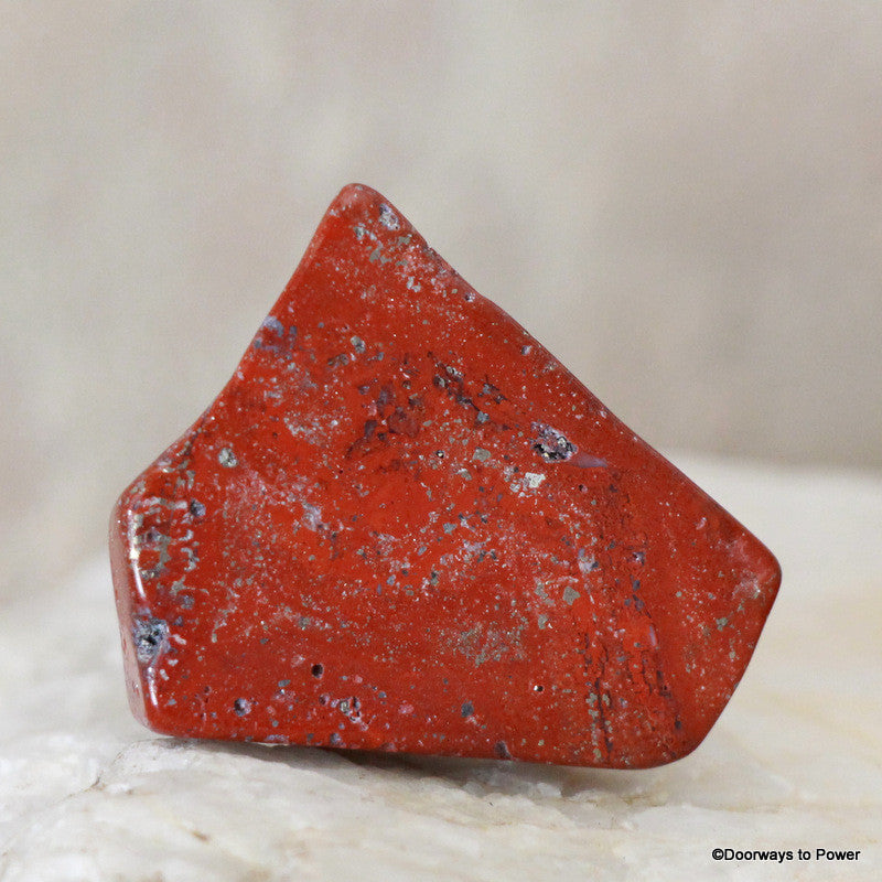 Red Fire Azeztulite Crystal Azozeo Activated