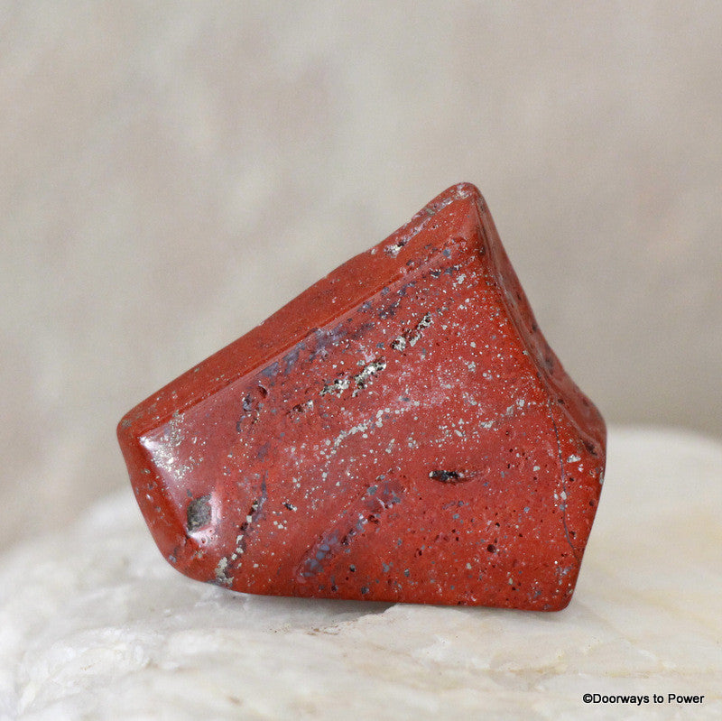 Red Fire Azeztulite Crystal Azozeo Activated