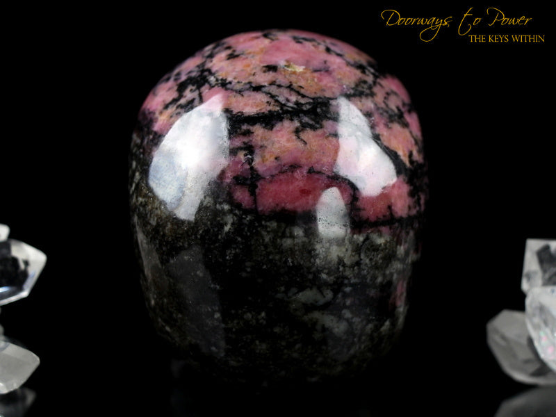 Rhodonite Magical Child Crystal Skull