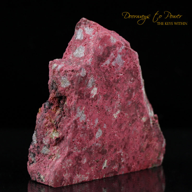 Rose Pink Thulite Crystal Altar Stone