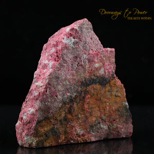 Rose Pink Thulite Crystal Altar Stone