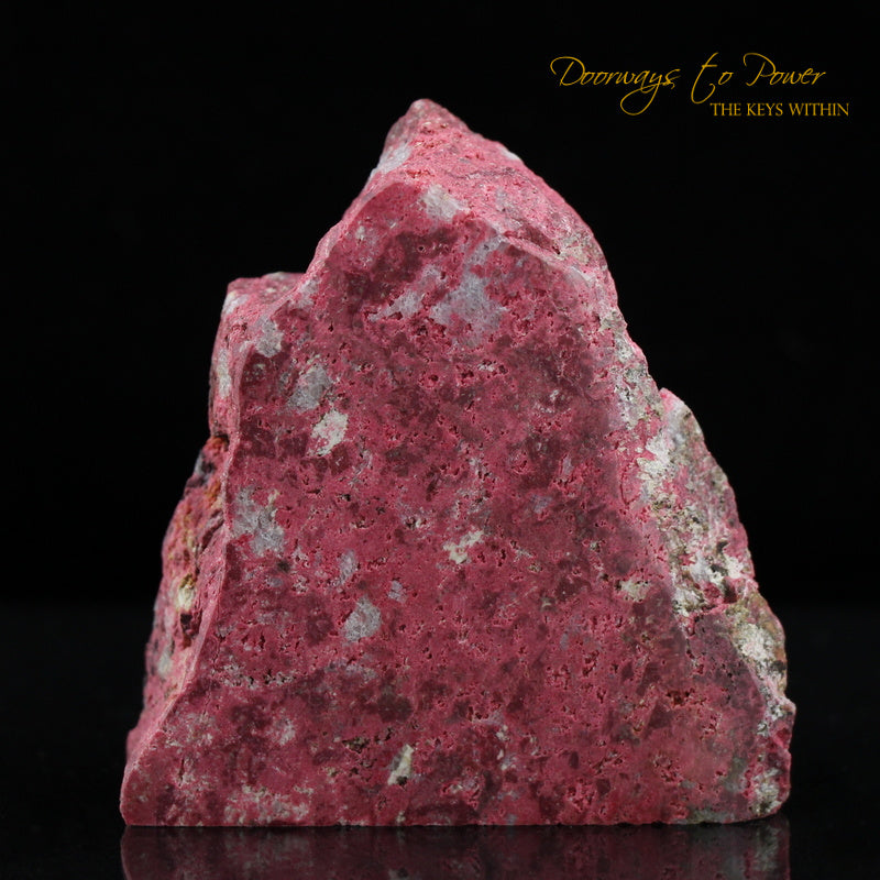 Rose Pink Thulite Crystal Altar Stone