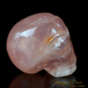 Rose Quartz ET Crystal Skull by Leandro 'RESERVED'