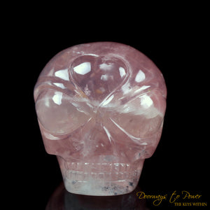 Rose Quartz ET Crystal Skull by Leandro 