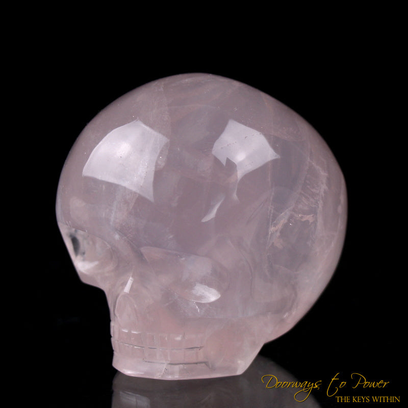 Rose Quartz Magical Child Crystal Skull