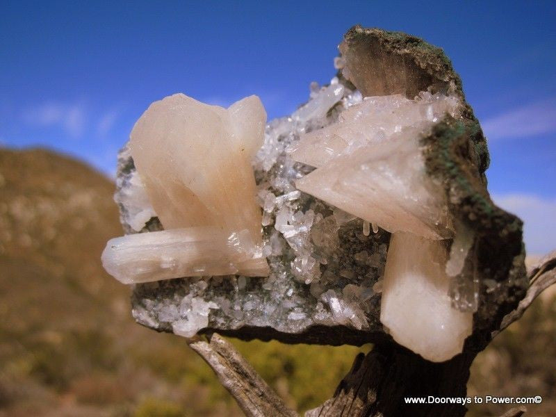 Stilbite + Chalcedony Matrix