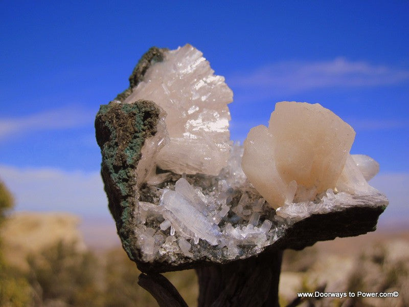 Stilbite + Chalcedony Matrix