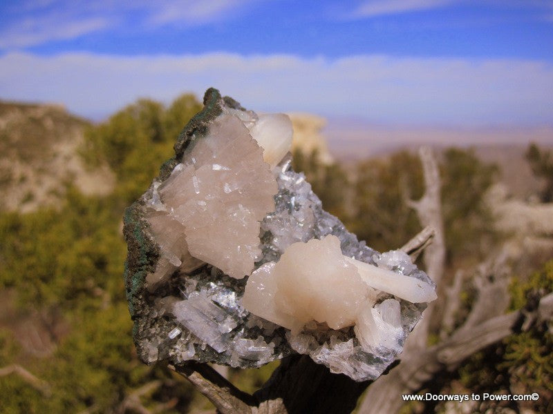 Stilbite + Chalcedony Matrix