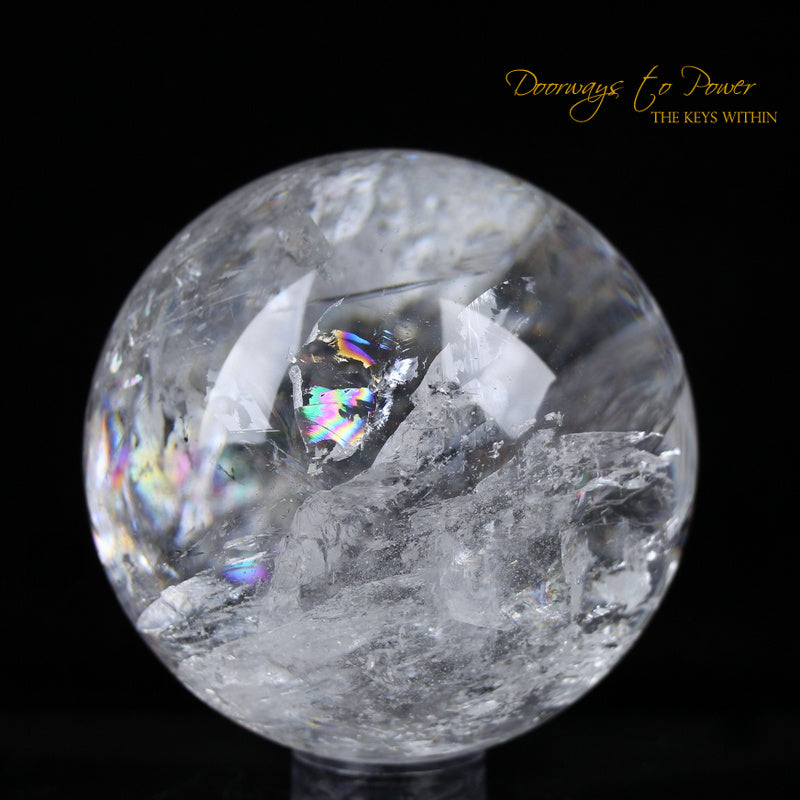 Satyaloka Azeztulite Quartz Crystal Sphere 