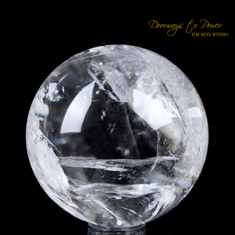 Azozeo Azeztulite Quartz Crystal Sphere 