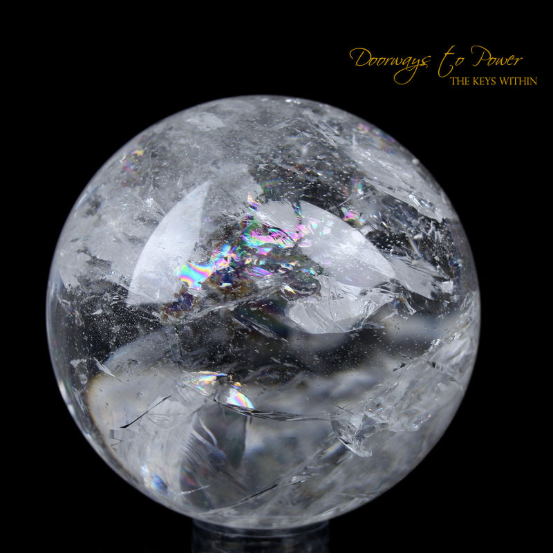 Satyaloka Azeztulite Quartz Crystal Sphere 