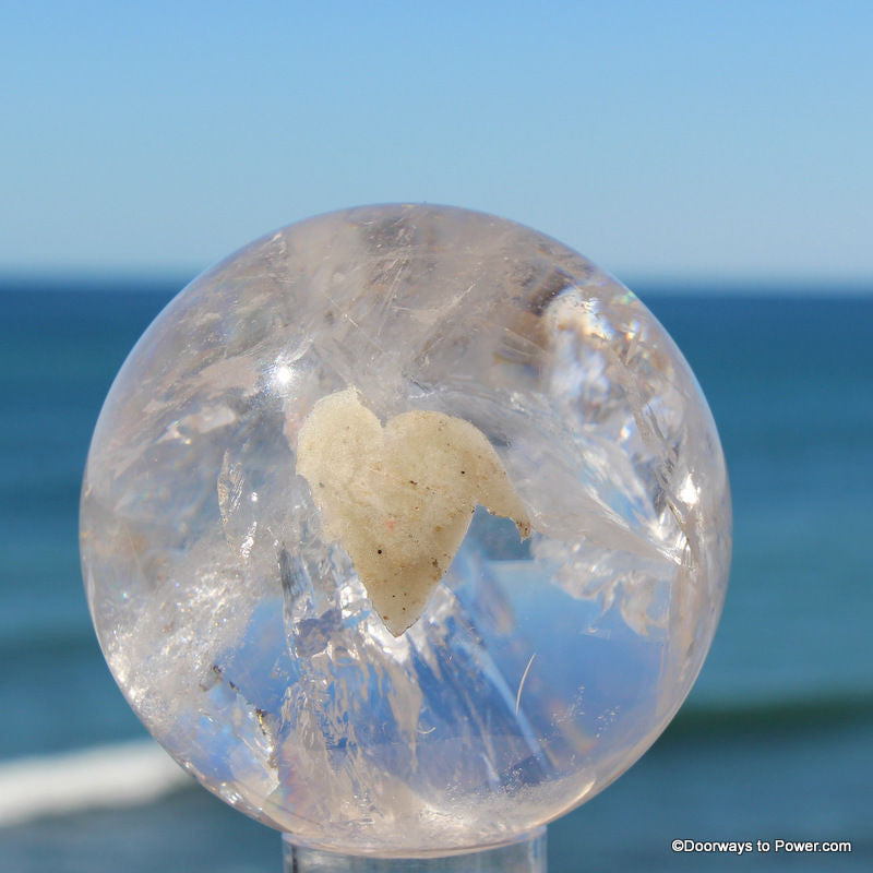 Satyaloka Azeztulite Sphere 'Heart of the Azez' Amazing & Rare