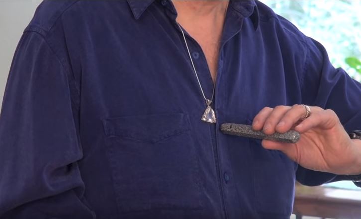 Satyaloka Star of David Crystal Pendant