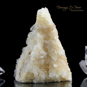 Sauralite Azeztulite Crystal Altar Stone 'Realms of Light'