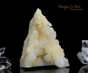 Sauralite Azeztulite Crystal Altar Stone