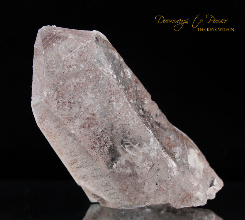 Scarlet Temple Rosetta Stone Cassiopeia Starbrary Lightning Struck Lemurian Crystal 