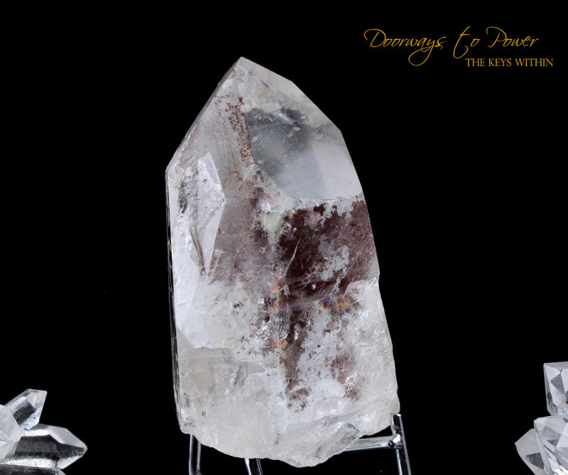 Scarlet Temple Rosetta Stone Cassiopeia Starbrary Lightning Struck Lemurian Crystal