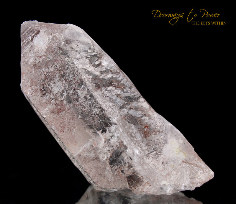 Scarlet Temple Rosetta Stone Cassiopeia Starbrary Lightning Struck Lemurian Crystal 