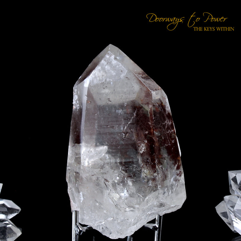 Scarlet Temple Rosetta Stone Cassiopeia Starbrary Lightning Struck Lemurian Crystal