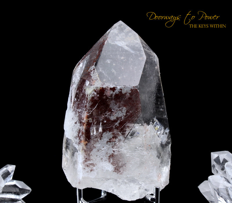 Scarlet Temple Rosetta Stone Cassiopeia Starbrary Lightning Struck Lemurian Crystal