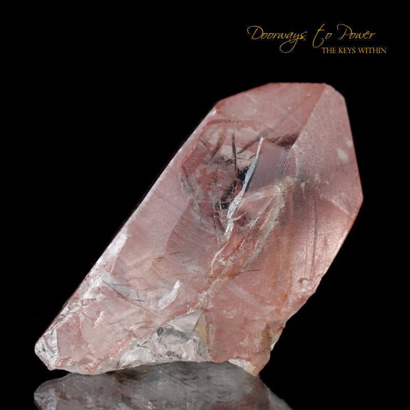 Scarlet Temple Rosetta Stone Cassiopeia Starbrary Lightning Struck Lemurian Crystal