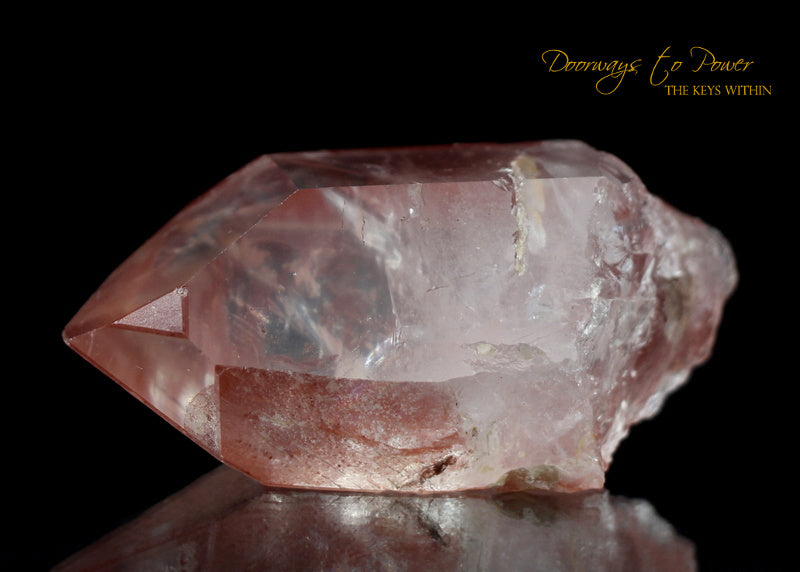 Scarlet Temple Rosetta Stone Cassiopeia Starbrary Lightning Struck Lemurian Crystal