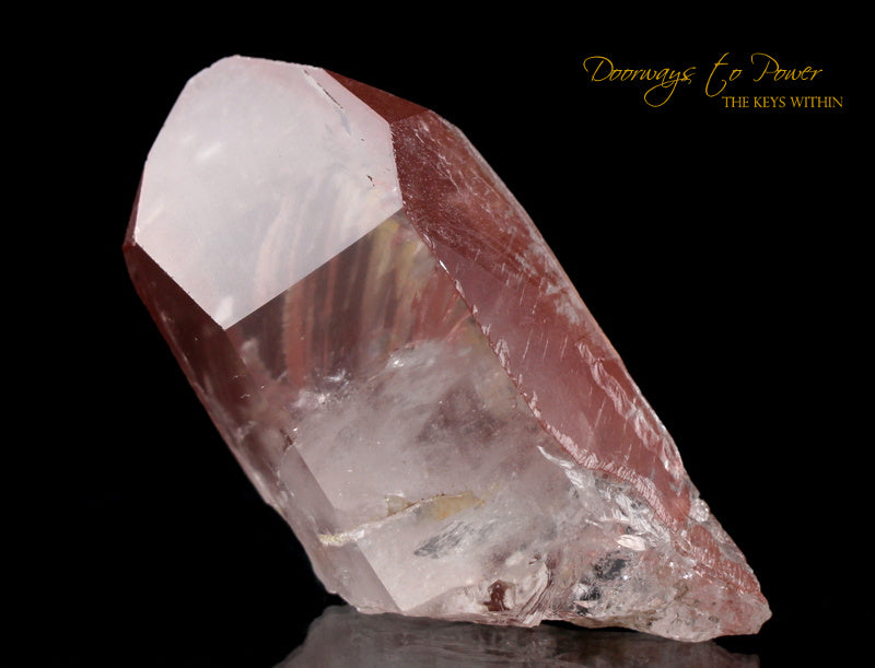 Scarlet Temple Rosetta Stone Cassiopeia Starbrary Lightning Struck Lemurian Crystal