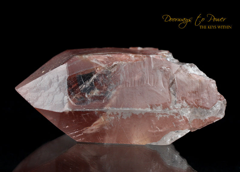 Scarlet Temple Rosetta Stone Cassiopeia Starbrary Lightning Struck Lemurian Crystal