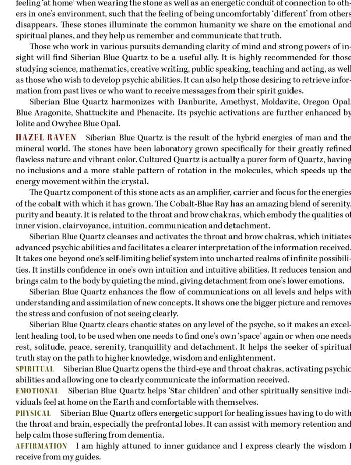 Siberian Blue Properties