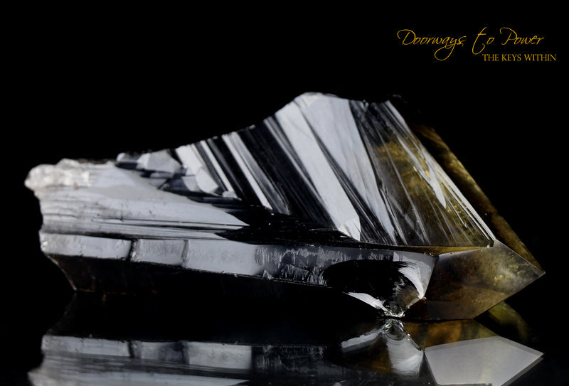 Smoky Citrine Lemurian Quartz Crystal 'Grounded In the All' 