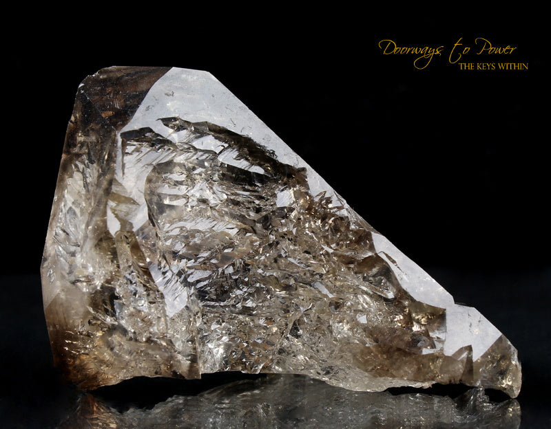 Smoky Elestial Quartz Crystal Record Keeper