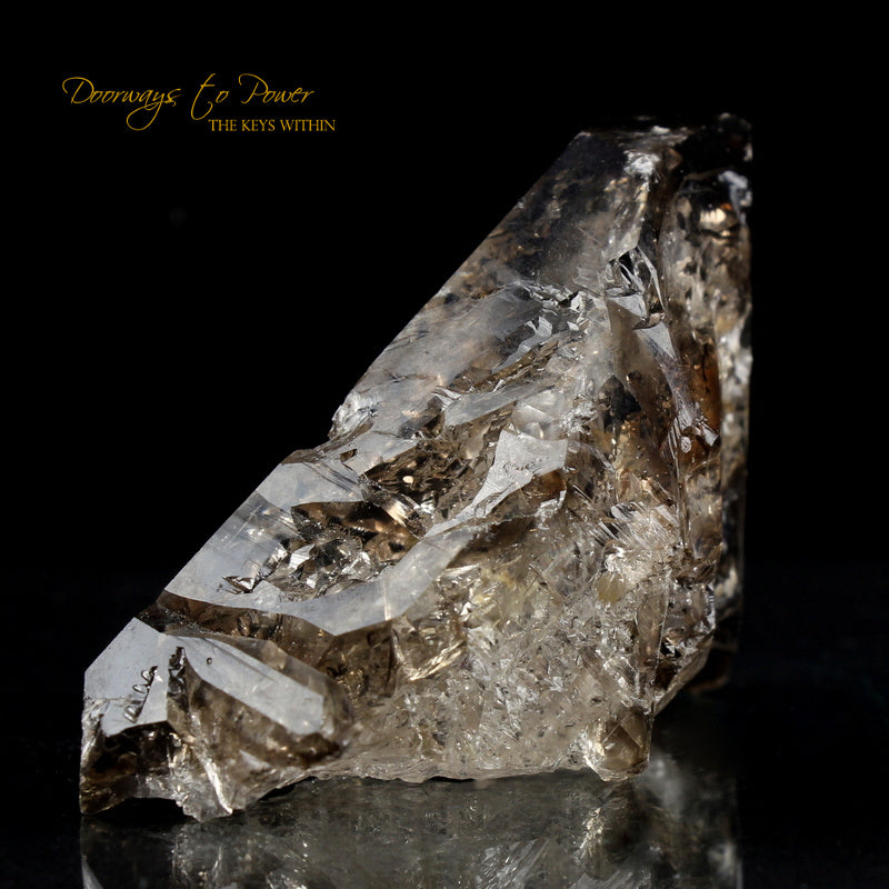 Smoky Elestial Quartz Crystal Record Keeper