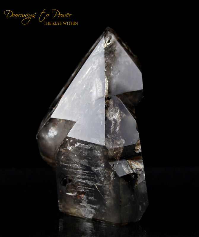 Smoky Elestial Quartz Crystal Record Keeper 'Portals of Ancient Knowledge'