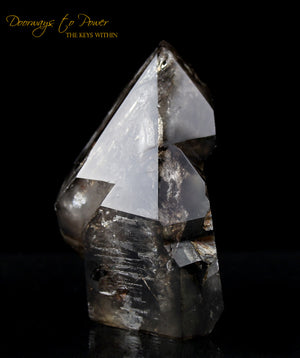 Smoky Elestial Quartz Crystal Record Keeper 'Portals of Ancient Knowledge'