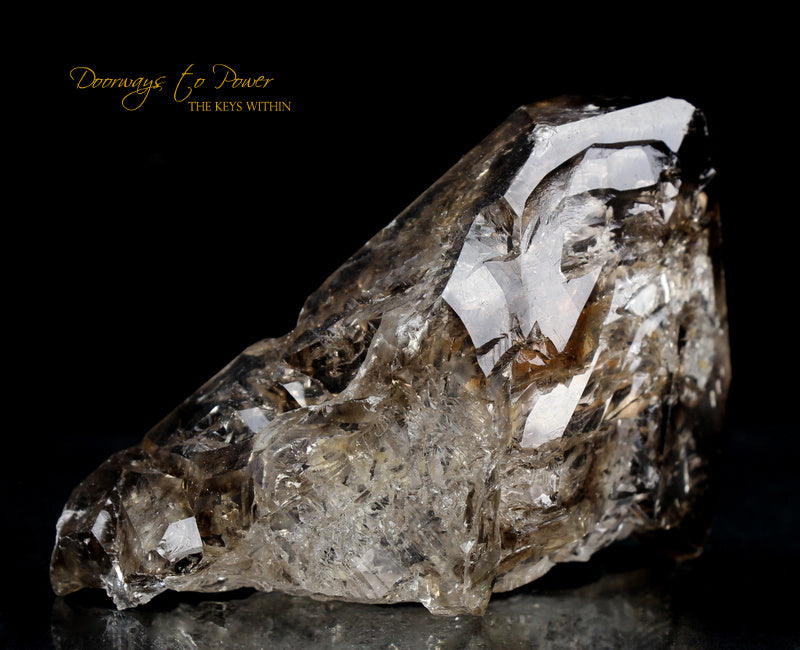 Smoky Elestial Quartz Crystal Record Keeper