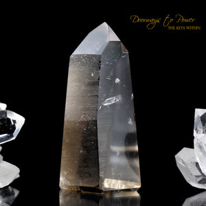 Smoky Lemurian Quartz Crystal Point