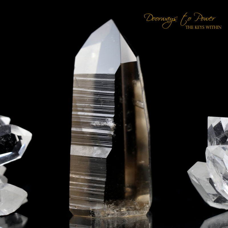 Smoky Lemurian Quartz Crystal Point