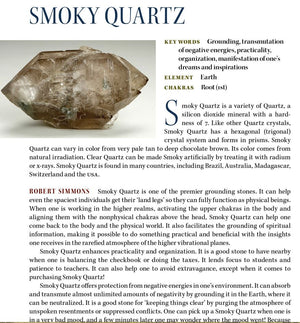 Smoky Quartz Star of David Vogel Crystal Pendant