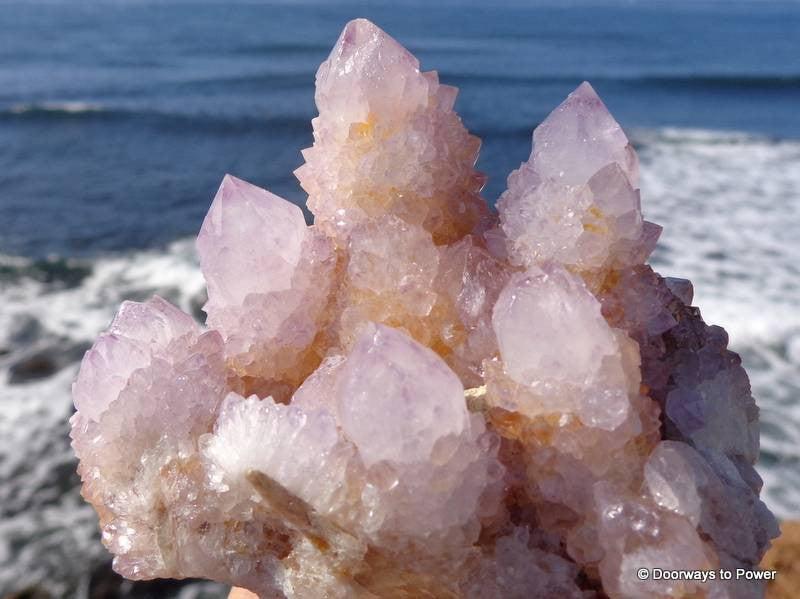 Amethyst Spirit Quartz Cluster