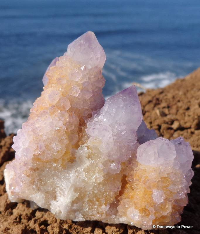 Amethyst Spirit Quartz Cluster