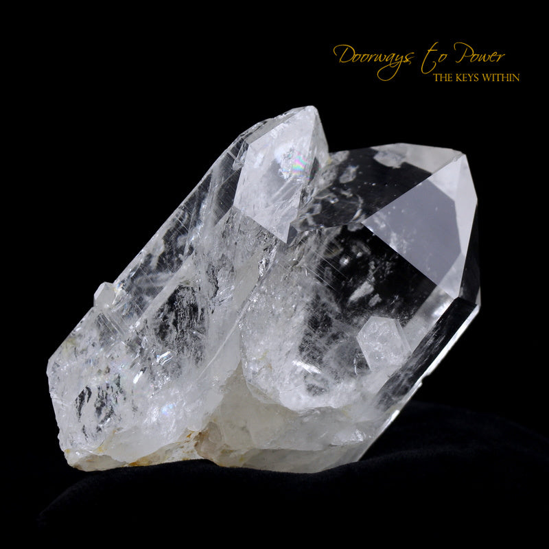 Starseed Lemurian Quartz Tantric Twin Crystal