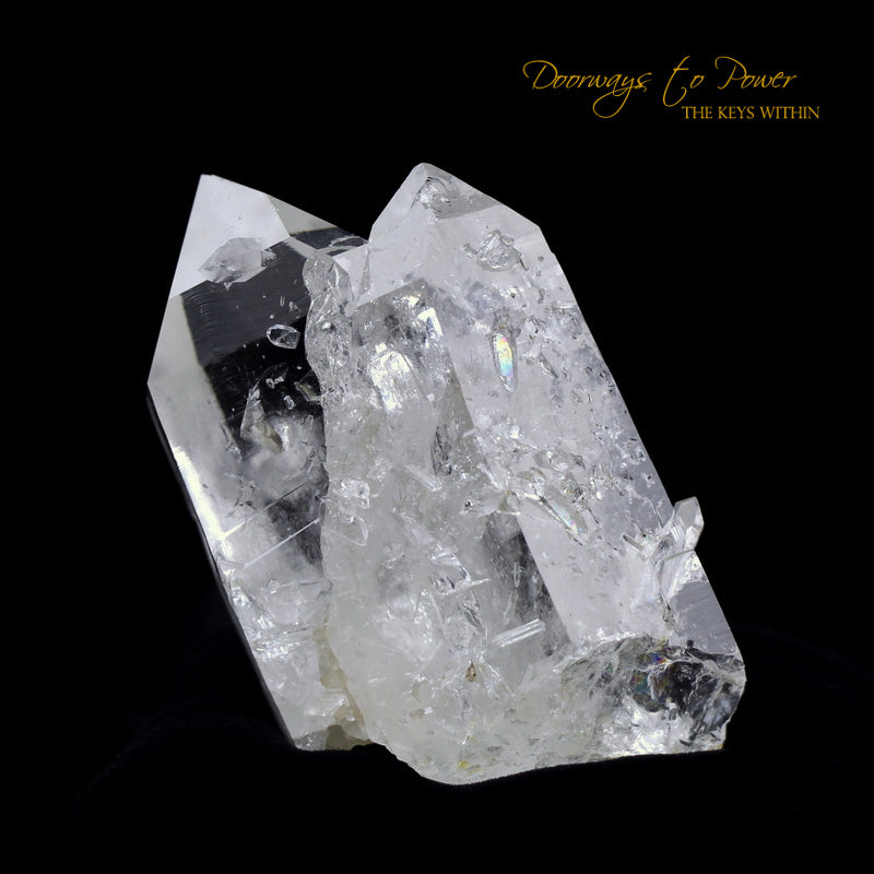 Starseed Lemurian Quartz Tantric Twin Crystal