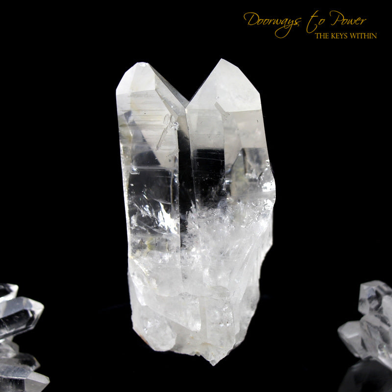 Starseed Lemurian Quartz Tantric Twin Record Keeper Crystal 