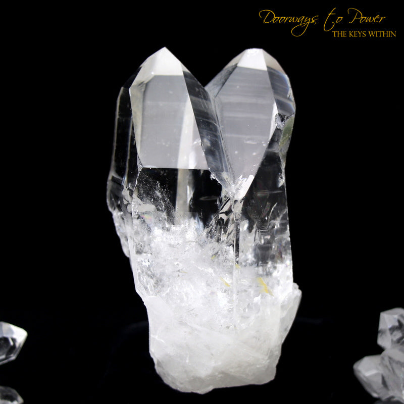 Starseed Lemurian Quartz Tantric Twin Record Keeper Crystal 