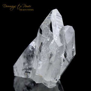 Lemurian Light Quartz Tantric Twin Record Keeper Crystal 'Beloved'