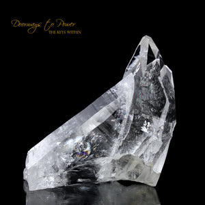 Lemurian Light Quartz Tantric Twin Record Keeper Crystal 