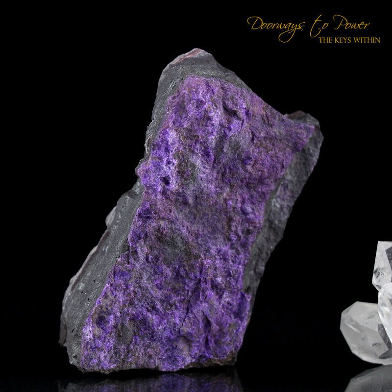 Ultra Rare Sugilite Crystal Altar Stone 'Beacon of Light'