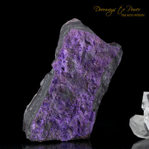Ultra Rare Sugilite Crystal Altar Stone 'Beacon of Light'