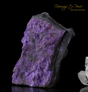 Ultra Rare Sugilite Crystal Altar Stone 'Beacon of Light'